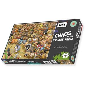 Christmas Chaos at Turkey Farm 1000 Piece Jigsaw Puzzle - Chaos no.3