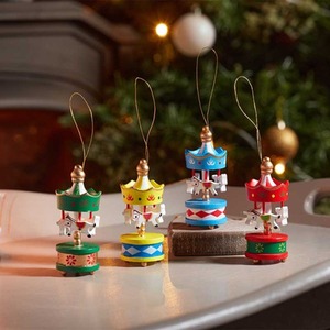 Christmas Carousel Tree Pendant Decoration Set