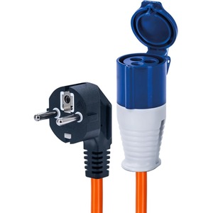 UK Europe Adaptor Hook Up Cable Caravan IP54