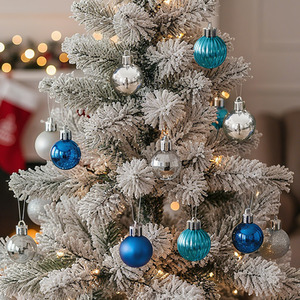 29-Piece Shatterproof Christmas Tree Ornament Set with Star