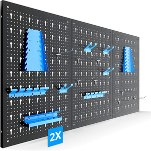 Tool Wall 6-piece perforated wall workshop 34-piece hook set and brackets