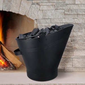 Black Coal Bucket Fireside Accessories