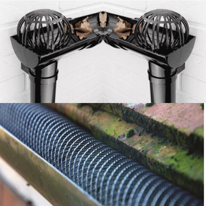 2 Pack Down Pipe Filter and 5M Gutter Mesh