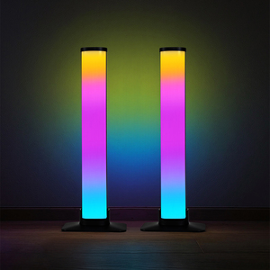 Set of 2 RGB LED Light Bars Game Ambient Lamps 24.5cm
