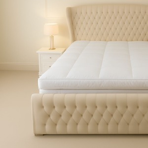 Duck Feather and Down Mattress Topper Up to 5 Inch Extra Thick