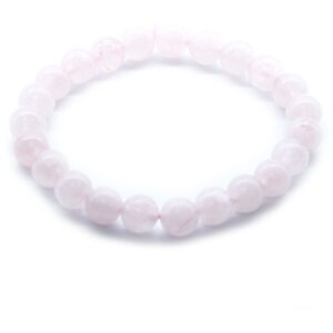 Rose Quartz Power Bracelet - Healing, Stylish,  Comfortable Jewelry