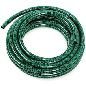 15M Garden Hose Pipe Reel PVC Reinforced Outdoor 13mm Hosepipe