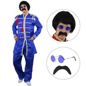Blue 1960's Sergeant Pepper Costume & Set