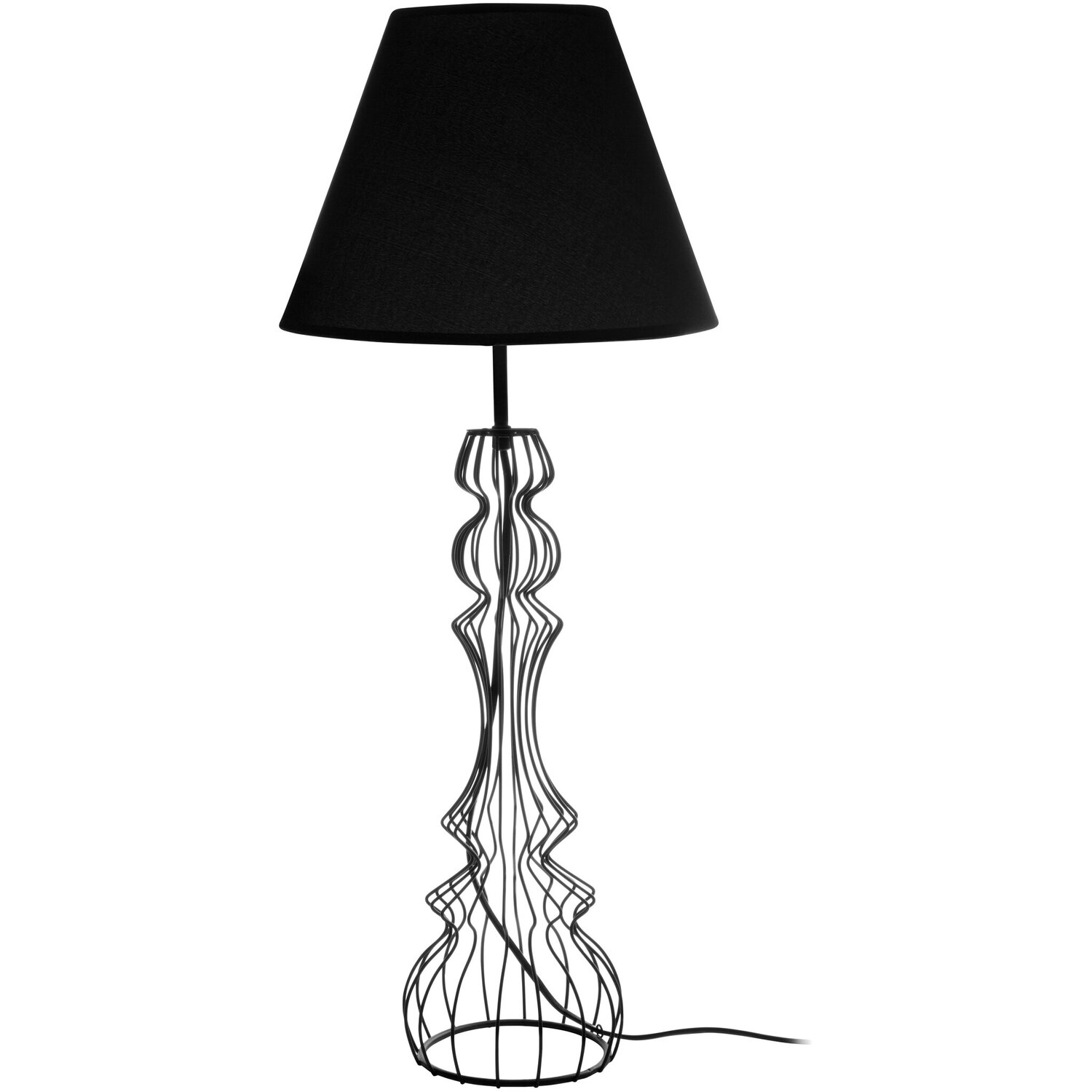 Image of Chicago Black Table Lamp - Black