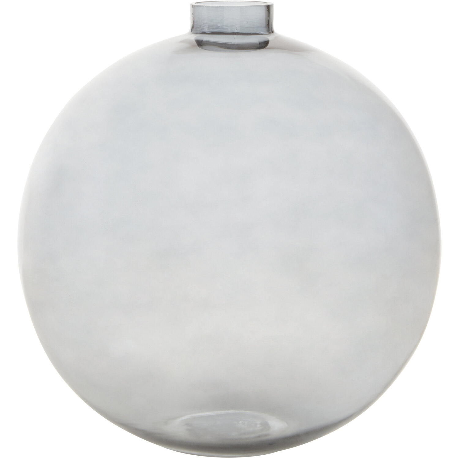 Nullah Small Smoked Grey Glass Vase - Glass 100%