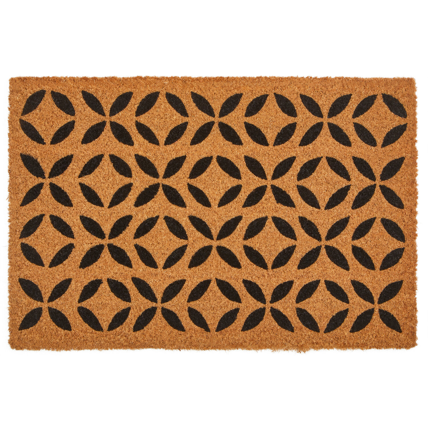 Filta Flower Coir Doormat - Brown