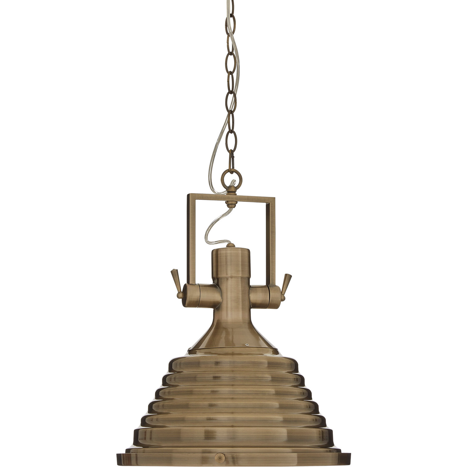 Lexington Medium Antique Brass Pendant Light - Gold