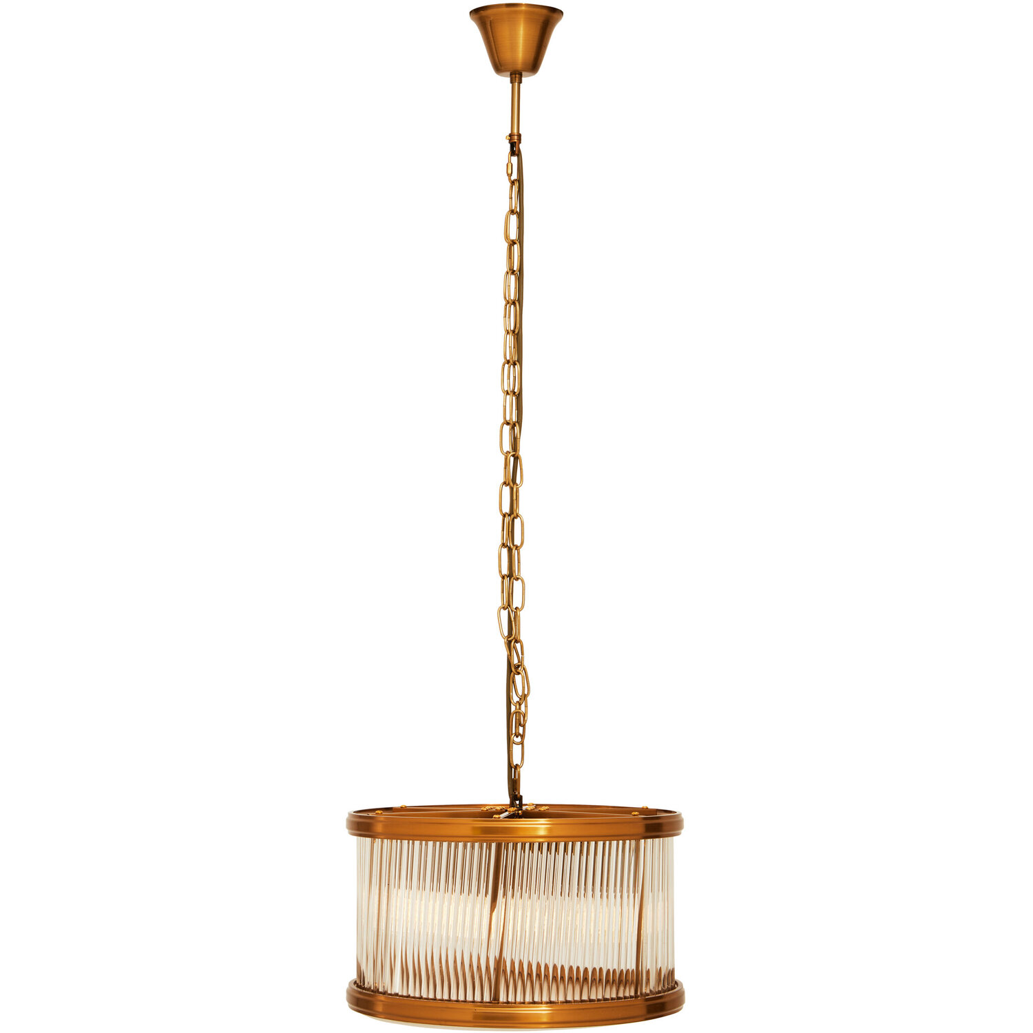 Kensington Townhouse 5 Bulb Small Bronze Pendant Light - Brown