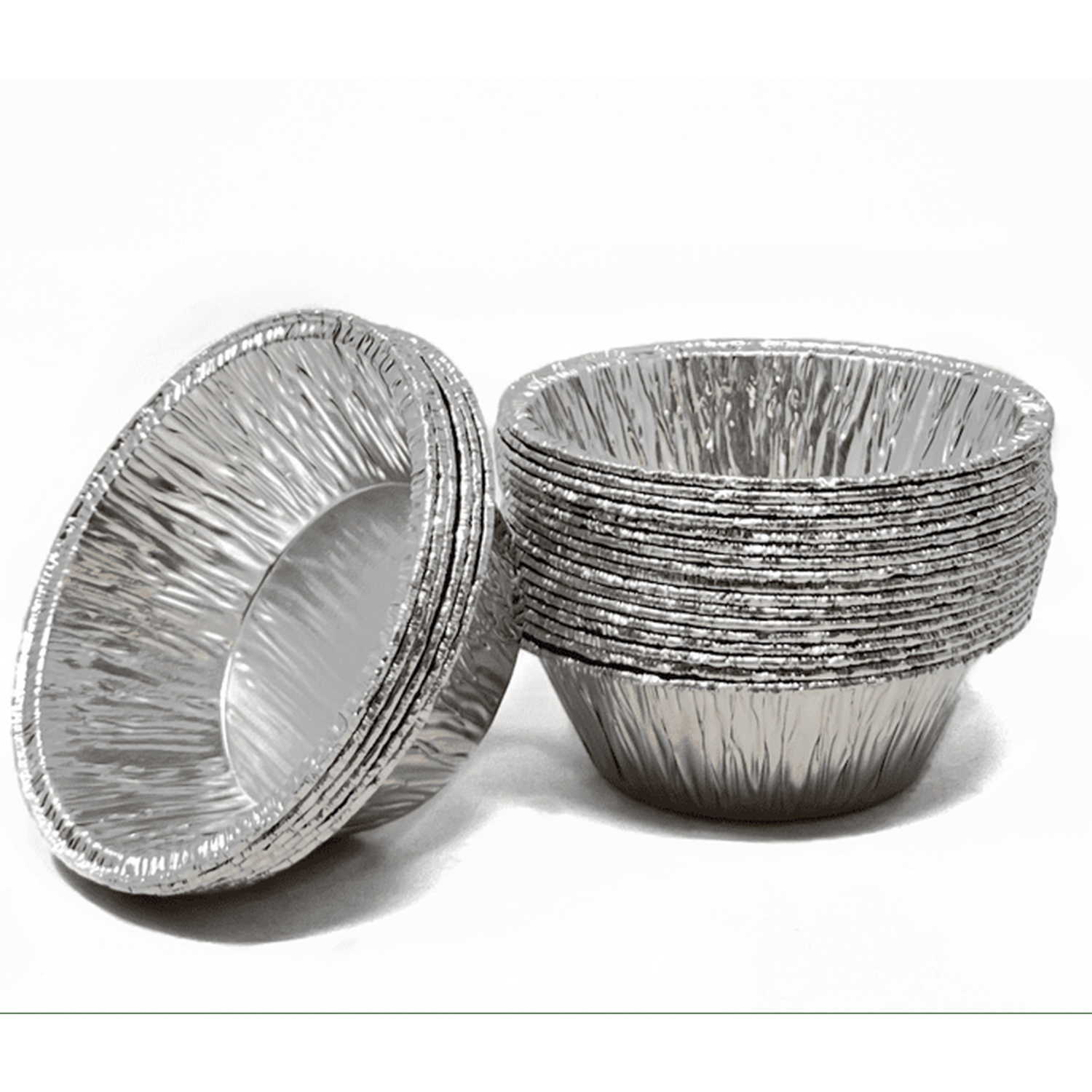 Deep Fill Mince Pie Custard Tart Tartlet Moulds - Silver / 165