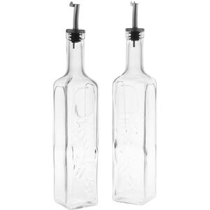Set of 2 Pasabahce Condiment Bottle 500ml - Clear