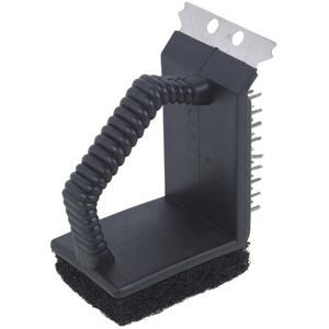 3 in 1 BBQ Grill Scrub Cleaner - Black
