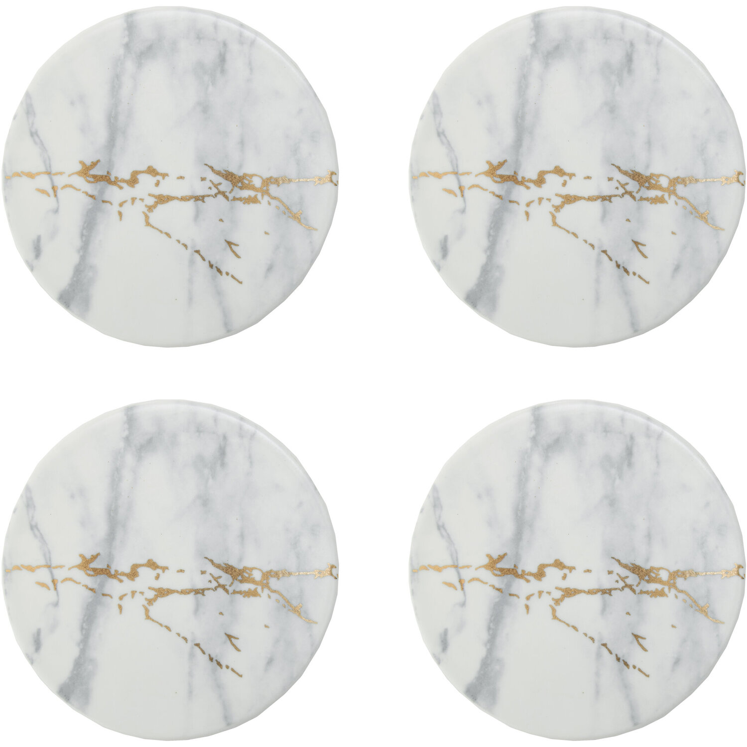 Image of Marble Luxe Set Of 4 Coasters&hellip;
