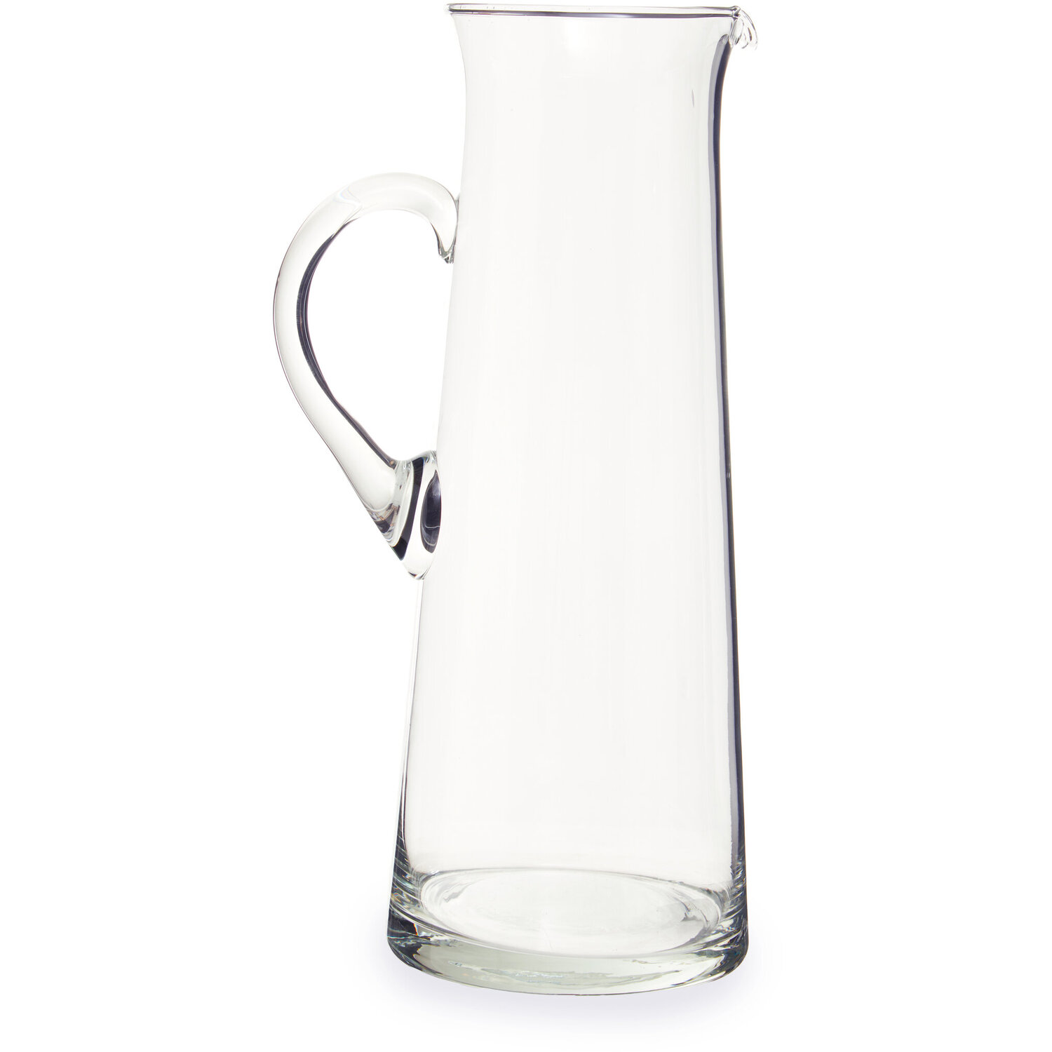 Ambra Clear Glass Pitcher. - Clear
