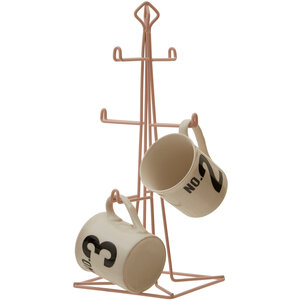 Vertex Pink Finish 6 Mug Tree