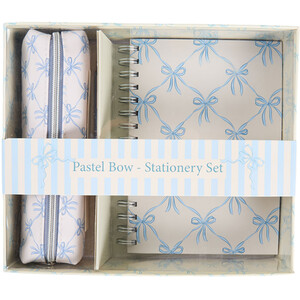 Pastel Bow Stationery Set