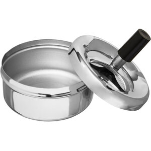 Chrome Effect Small Spinning Ashtray
