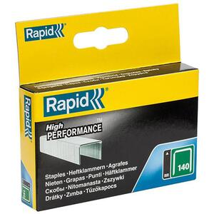 RAPID 140/10 10mm Galvanised Staples Box 2000