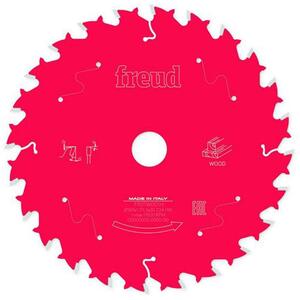 Freud Wood Circular Saw Blade 165 X 20 X 1.7/1.3Mm X 24T