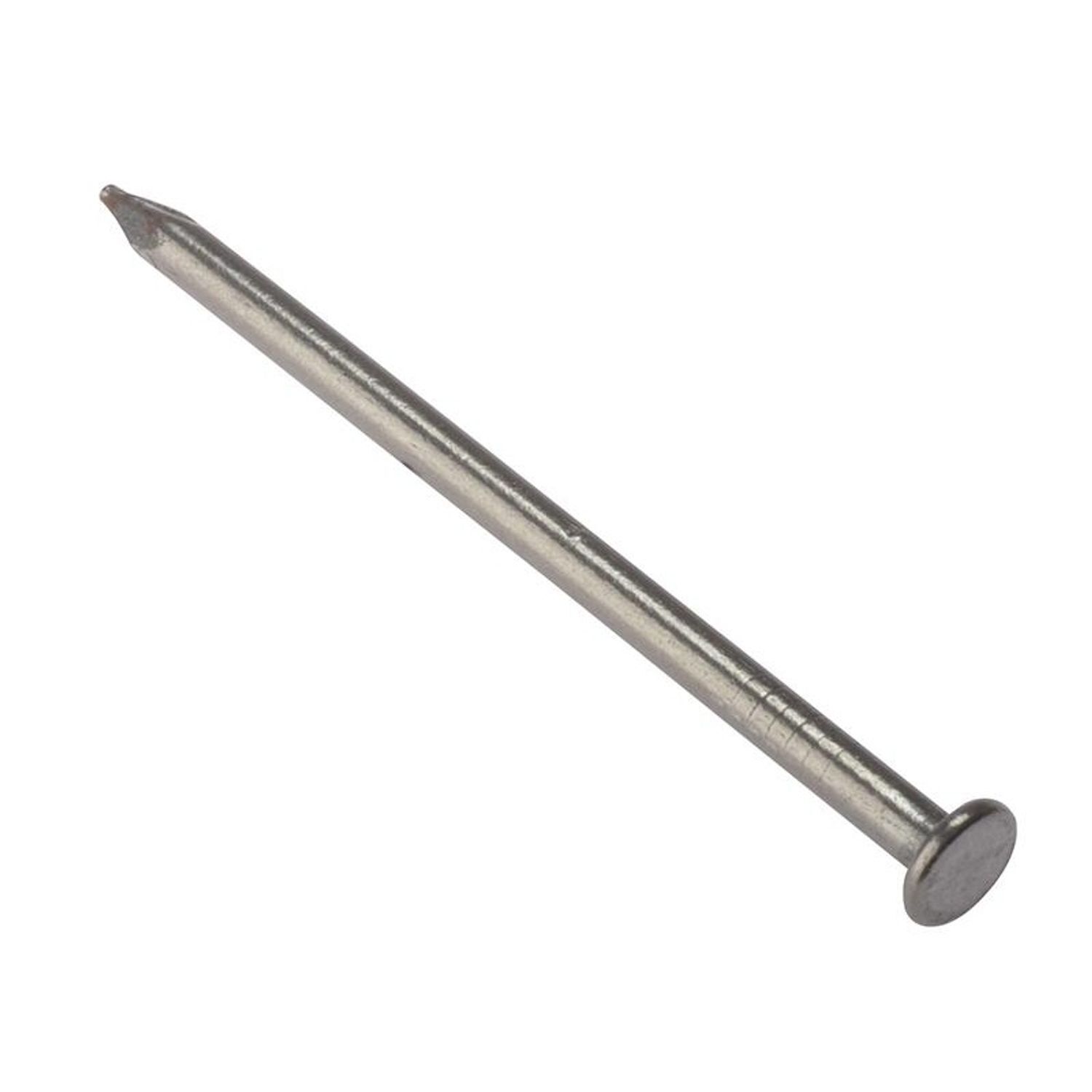 Forgefix Round Head Nails, Bright Finish - Bright Finish