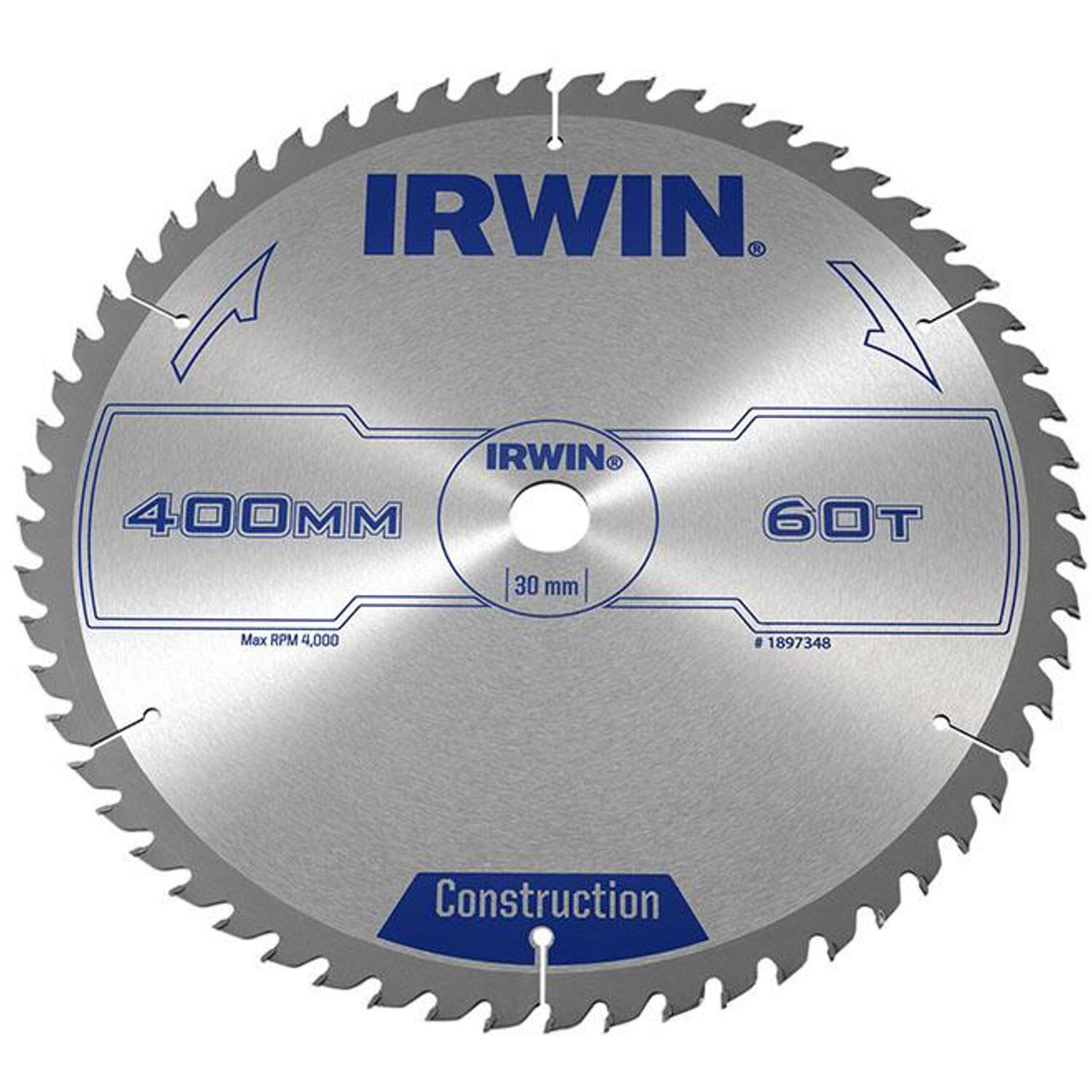 IRWIN® 1897348 General Purpose Table & Mitre Saw Blade 400 x 30mm ... - Image 7