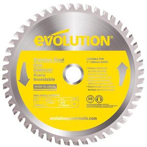 Evolution Stainless Steel Cutting Circular Saw Blade 180 x 20mm x 48T
