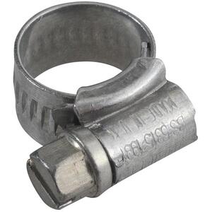 Jubilee (Size 000) Zinc Protected Hose Clip 9.5 - 12mm (3/8 - 1/2In)