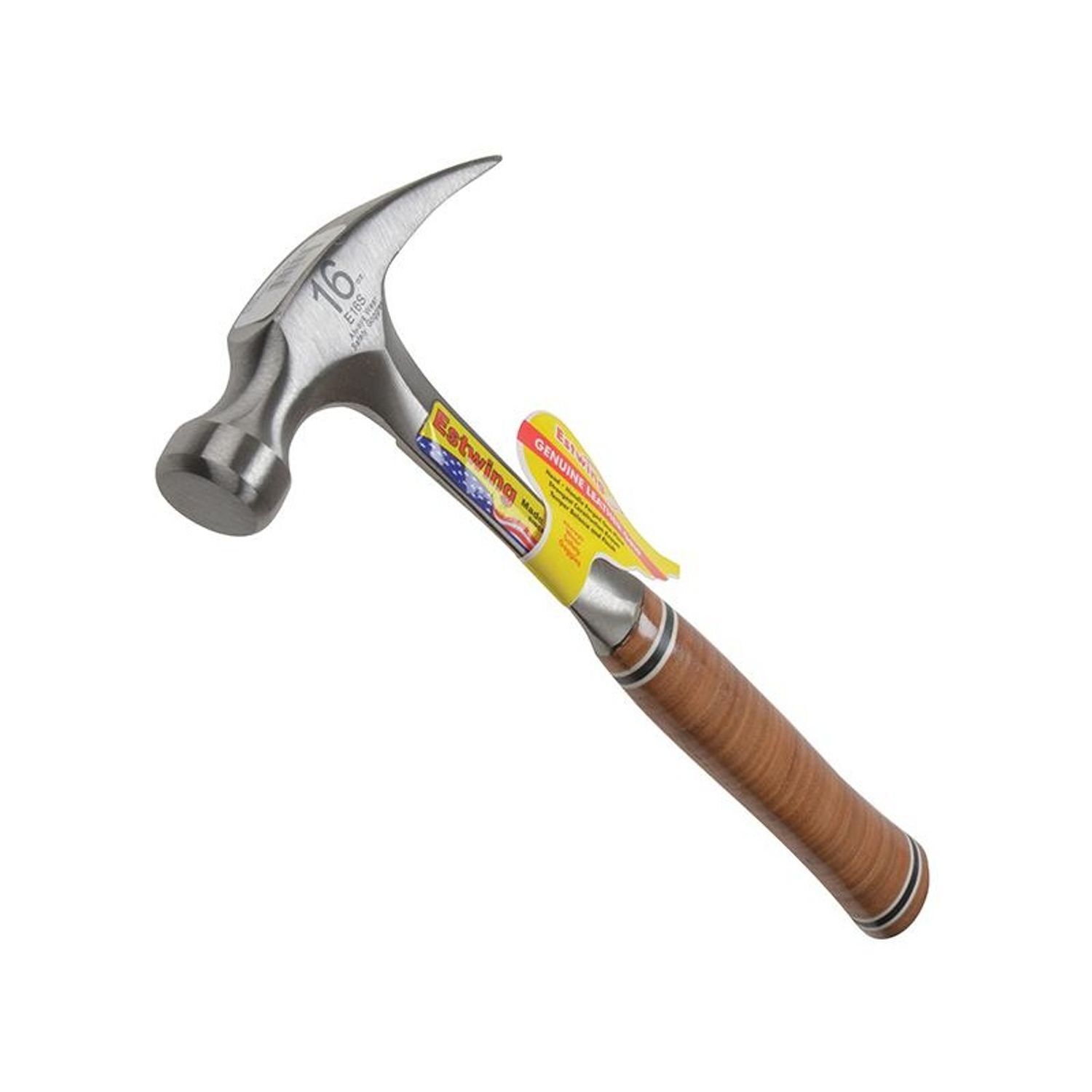 Estwing Straight Claw Hammer, Leather Grip - Multi Colour
