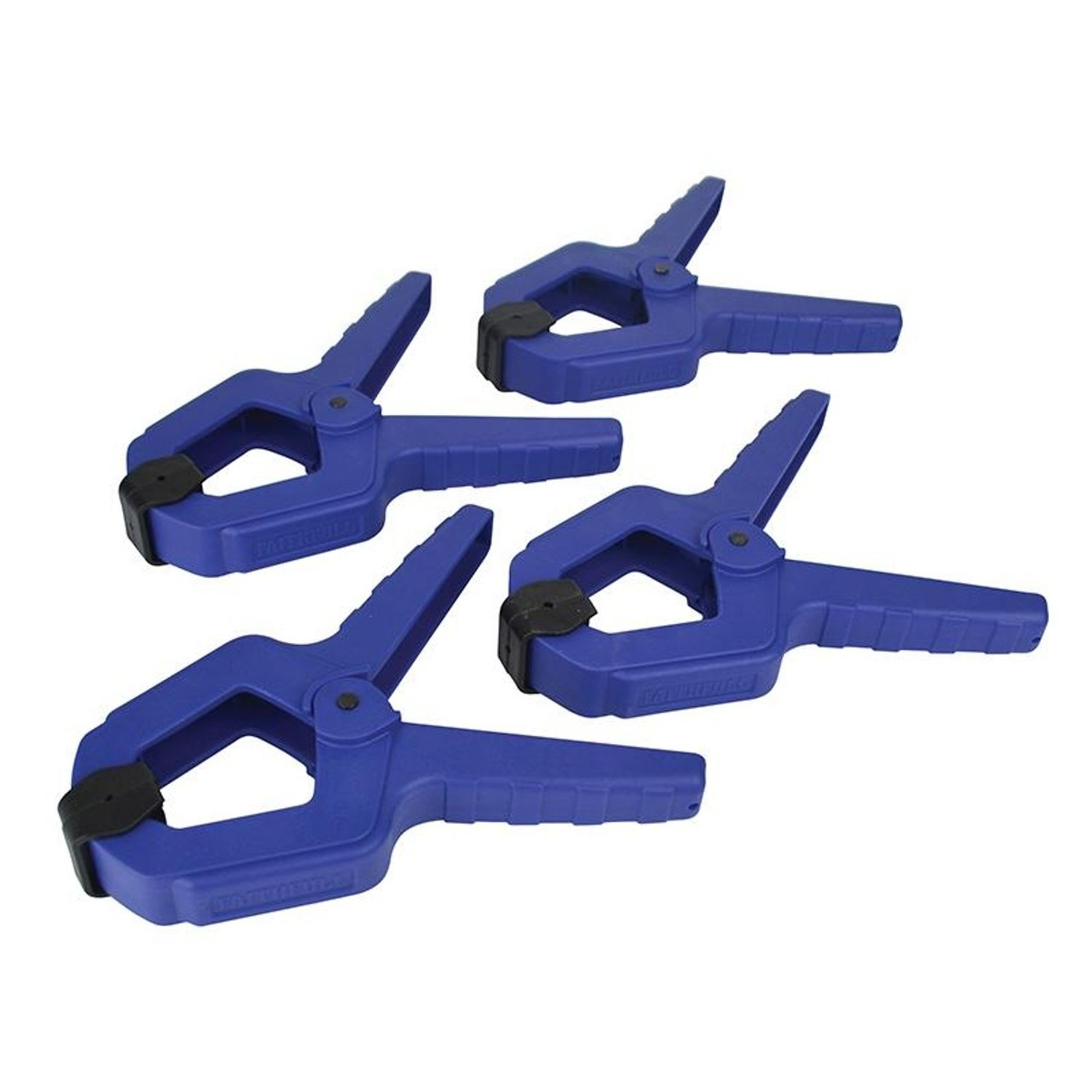 Faithfull Spring Clamps (Pack 4) - Multi Colour