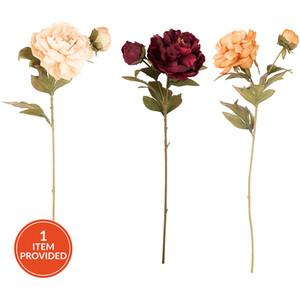 Autumn Open Peony Artificial Flower