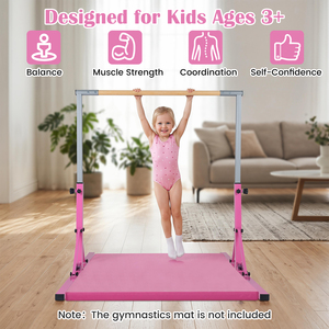 Foldable Gymnastics Bar for Kids
