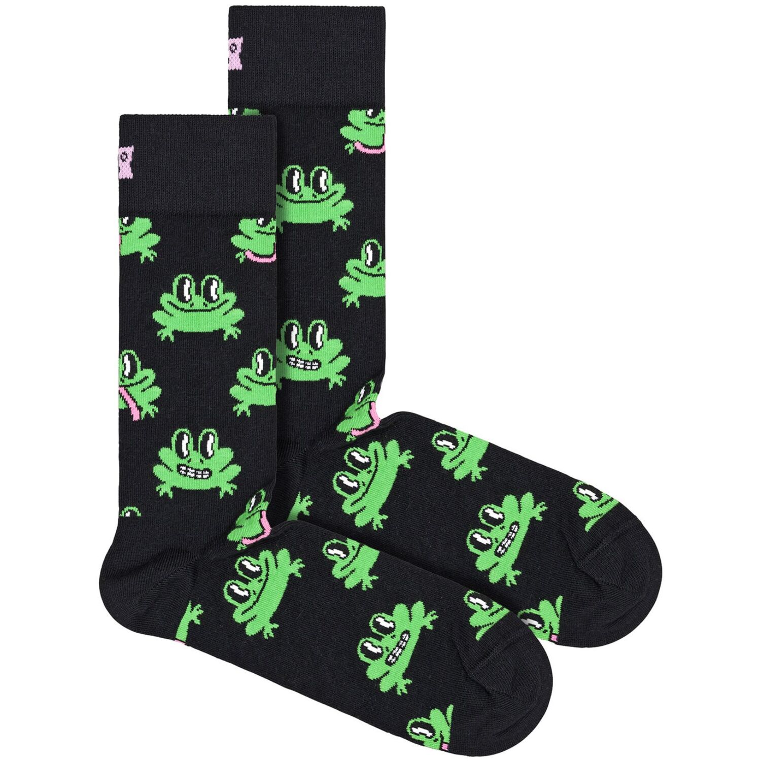 Happy Socks Novelty Frog Pattern Unisex Socks - Image 3