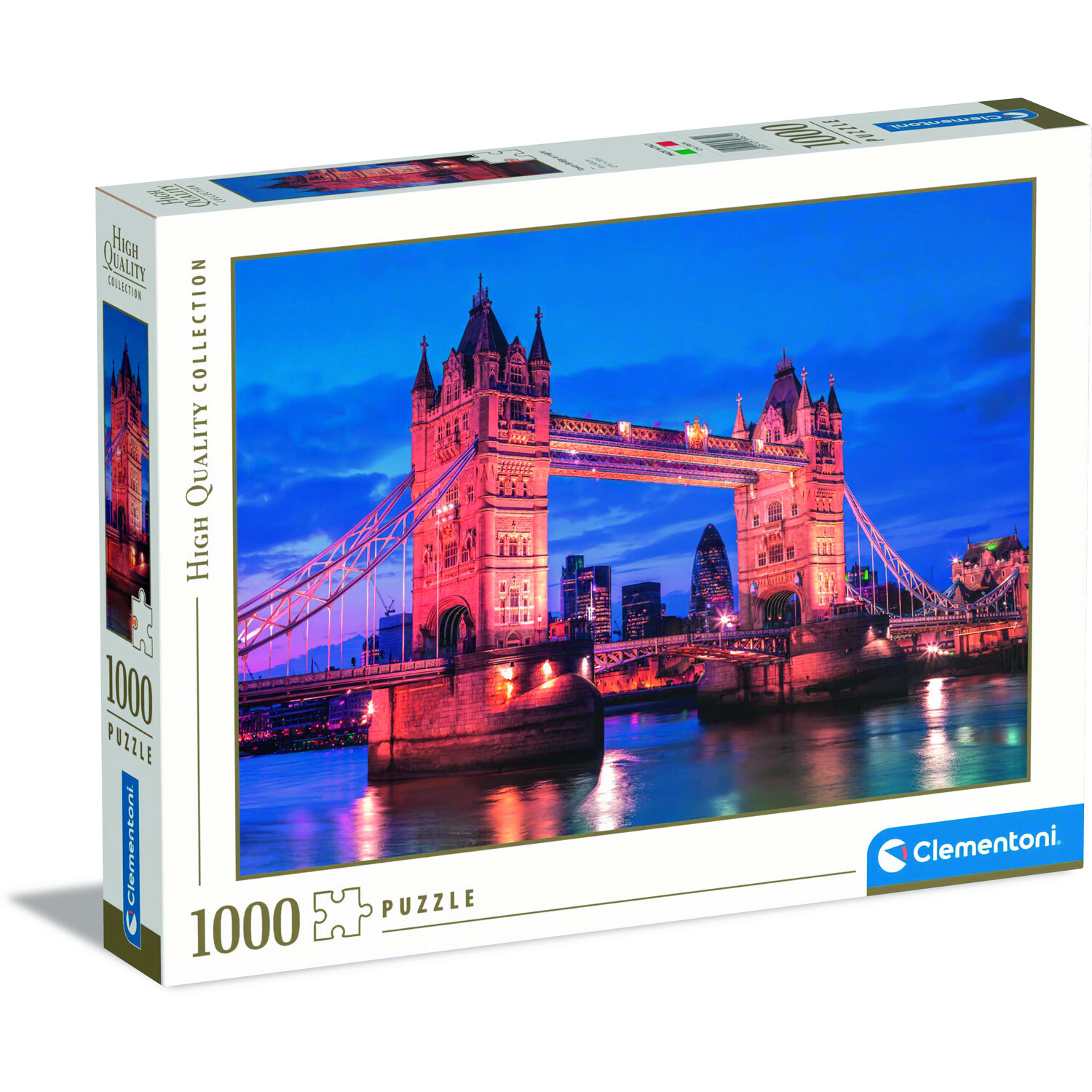 Clementoni Tower Bridge At Sunset 1000 Piece London Jigsaw Puzzle - White