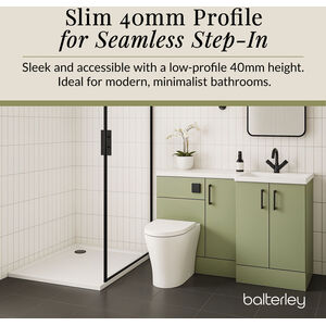 1500mm x 700mm Premium Rectangular Shower Tray - White