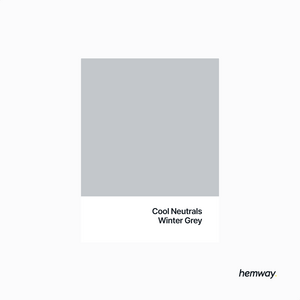 Hemway Chalk Paint Flat Matt Winter Grey 1L
