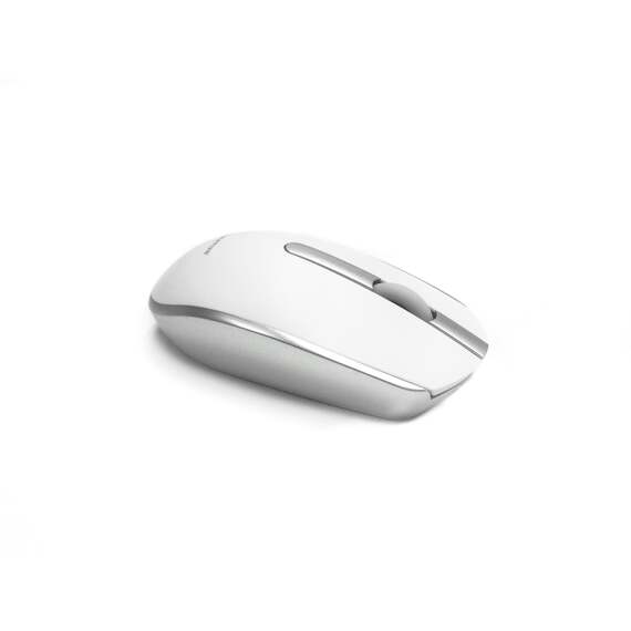 Accuratus M100 Wireless BT/RF Mouse - Silver & White