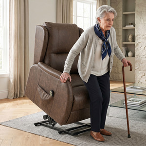 HOMCOM Power Lift Recliner Chair Dual Motor