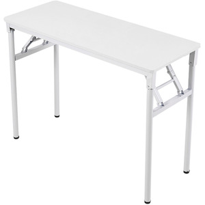Compact Foldable Office Desk with Adjustable Feet