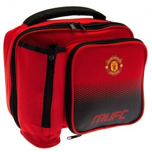 Manchester United FC Official Football Fade Design Lunch Bag