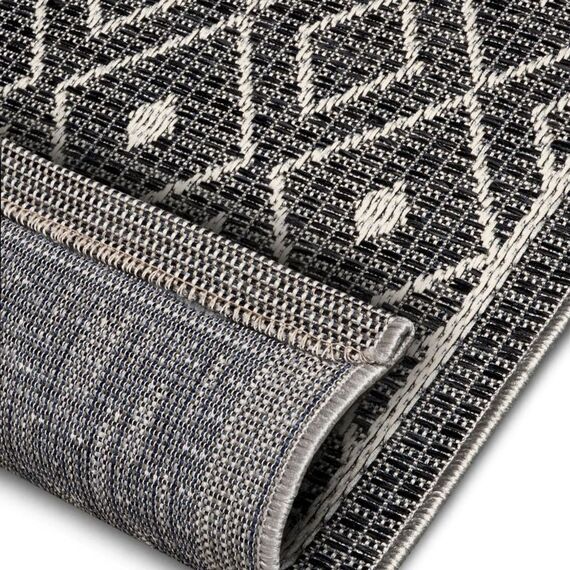 Tribal Scandi Indoor & Outdoor Rug Grey