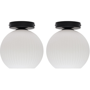 Set Of 2 Betchley Flush Ceiling Lights