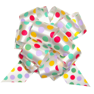 Spotty Pull Bows 32mm (pack of 10)