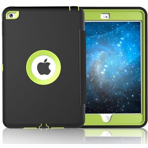 Green Multi Layer Sleep Wake Folio Stand Case for iPad Mini 4