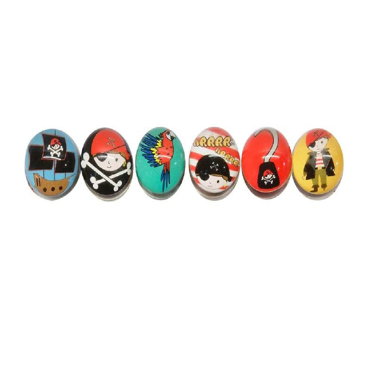 Pack of 50 Pirate Bouncy Ball 32mm - Image 2