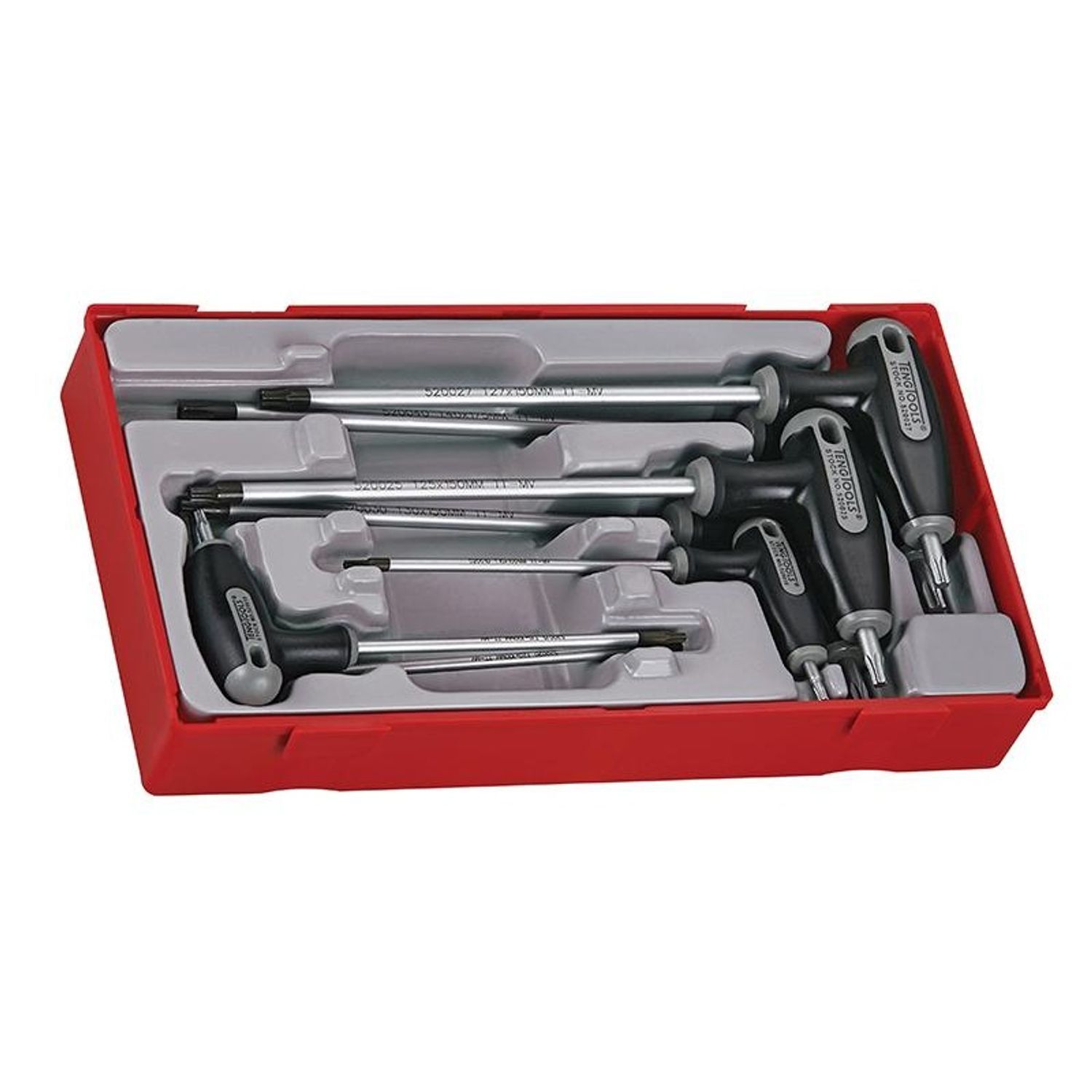 Teng Tttx7 Tx/Tpx Torx T-Handle Screwdriver Set, 7 Piece - Multi Colour