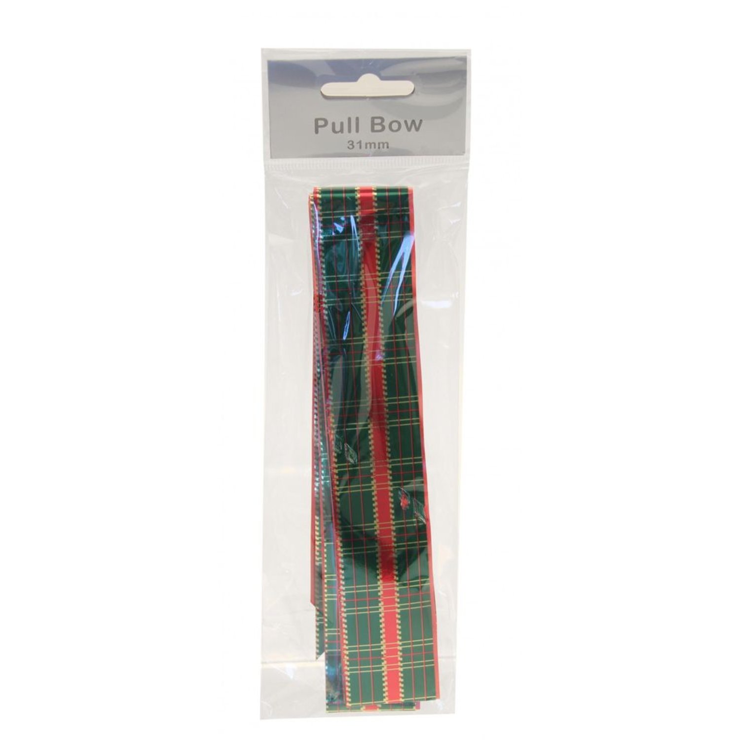  - Tartan Pull Bow 31mm 12 PackDark Green - Image 3